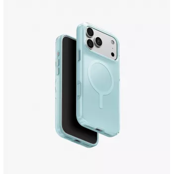 UNIQ Clario Magclick töltő öko tok iPhone 18 Pro Max / 17 Pro Max készülékhez – lila