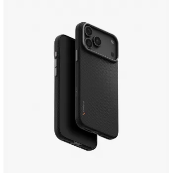 UNIQ Keva EDGE tok iPhone 18 Pro Max / 17 Pro Max készülékhez, Magclick töltéssel, fekete