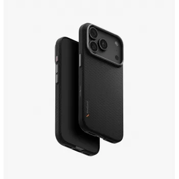 UNIQ Keva EDGE MagClick töltőtok iPhone 18 Pro / 17 Pro készülékhez – fekete