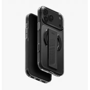 UNIQ Heldro Air iPhone 18 Pro Max / 17 Pro Max Magclick töltőtok füstüveg