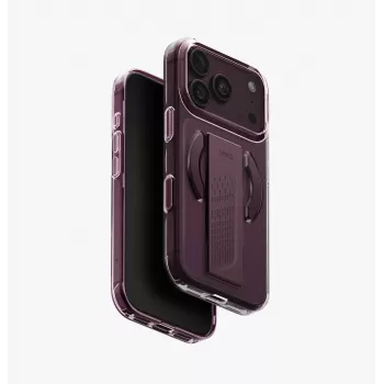 UNIQ Heldro Air MagClick töltőtok iPhone 18 Pro / 17 Pro készülékhez – bordó
