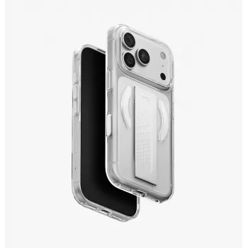 UNIQ Heldro Air MagClick töltőtok iPhone 18 Pro / 17 Pro készülékhez – bordó
