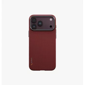 UNIQ Keva Edge Magclick töltőtok iPhone 18 Pro Max / 17 Pro Max készülékhez – piros