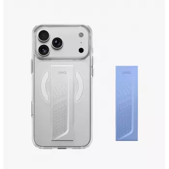 UNIQ Heldro Air MagClick töltőtok iPhone 18 Pro Max / 17 Pro Max készülékhez – átlátszó