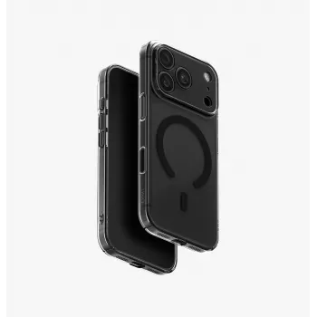 UNIQ Airsuit MagClick töltőtok iPhone 18 Pro / 17 Pro készülékhez – fekete
