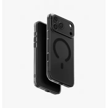 UNIQ Airsuit MagClick töltőtok iPhone 18 Pro Max / 17 Pro Max készülékhez – fekete