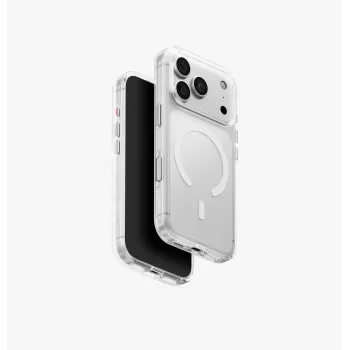 UNIQ Clario Magclick átlátszó töltőtok iPhone 18 Pro / 17 Pro készülékhez