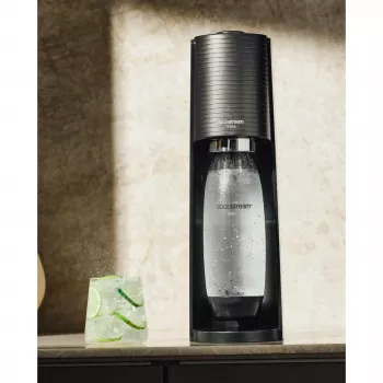 SodaStream Terra Megapack fekete szódakészítő 3 palackkal és Quick Connect CO2-palackkal