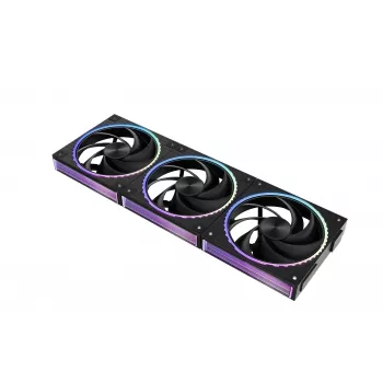 Zalman ZM-DF120R A3 120 mm Daisy-Chain reverse ventilátor, 3 darabos csomag, fekete