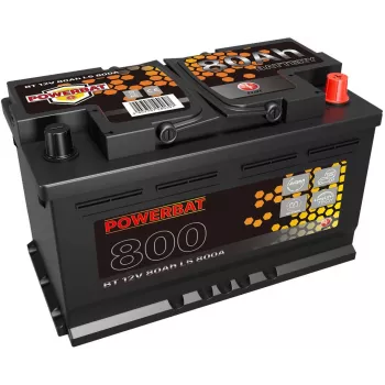 POWERBAT L4 12V 80Ah AGM start-stop akkumulátor
