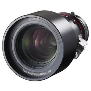 Panasonic ET-DLE250 zoom objektív 33,9-53,2 mm f/1,8-2,4 PT-D5000, DW6300, RCQ10, RCQ80, RZ120, RZ690, RZ770