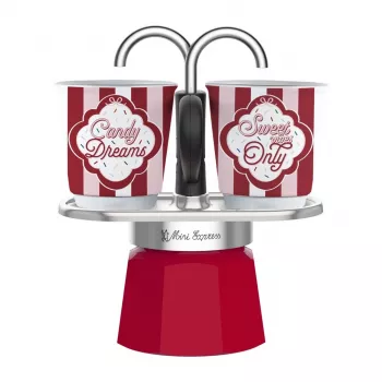 Bialetti Mini Express moka kanna szett 2 csészével (5461)