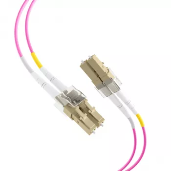 EFB-Elektronik optikai patchkábel LC - LC OM4 duplex, 40 m, LSZH, lila