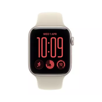 Apple Watch SE 3 GPS + Cellular 40 mm alumíniumház csillagfény színben Sand sport szíjjal – M/L