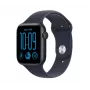 Apple Watch SE 3 GPS 44 mm alumíniumház éjfekete színben kék sport szíjjal – M/L