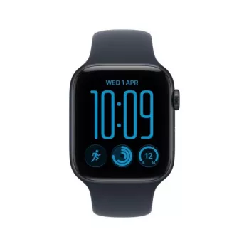 Apple Watch SE 3 GPS 40 mm alumíniumház éjfekete sport szíjjal kék – S/M