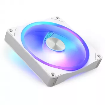 NZXT F140U Ultra RGB házventilátor, fehér