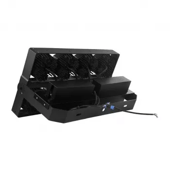 Synergy 21 LED-reflektor 800 W, IP67, IK08, alumínium, fekete, hidegfehér (S21-LED-NB00321)