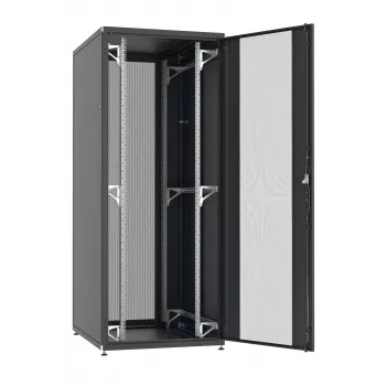 EFB-Elektronik PRO 19 inch szerver szekrény 24U 800x1000 mm, első + hátsó ajtó egyrészes, RAL9005 (PRO-2480TS.P1)