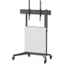 Manhattan mobil TV-állvány görgőkkel, 50–100 inch, 35–80 kg, magasságállítható Lift&Lock, fekete (462730)
