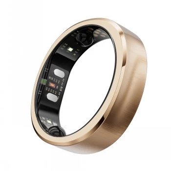 RingConn Smart Ring Gen3 nőknek és férfiaknak – kefélt rózsaarany 6-os méret