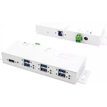 EXSYS EX-1189HMVS-3W interfész hub USB 3.2 Gen 1 (3.1 Gen 1) Type-B fehér