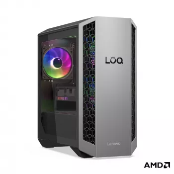 Lenovo LOQ Tower 26ADR10 asztali PC - AMD Ryzen 7 8745HX, 32GB RAM, 1TB SSD, NVIDIA GeForce RTX 5050 8GB, Windows 11 Home