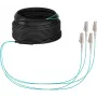 EFB-Elektronik OM3 trunk kábel U-DQ(ZN)BH, 4 szál, 1x4 LC-LC, 30 m, Dca, LSZH (O8303S30OM3)