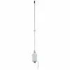 Albrecht Marine Masttop 3200 VHF tengeri rádióantenna, kb. 1 m, tartóval, 18 m kábellel, fehér (64130)