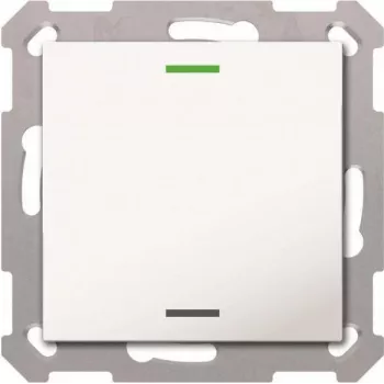 MDT TAL-5501002.02S KNX nyomógomb Light55 1-es RGBW tisztafehér fényes Neutral Secure