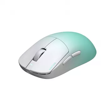 Hator Quasar 3 Ultima gamer egér, fehér/menta (HTM761)