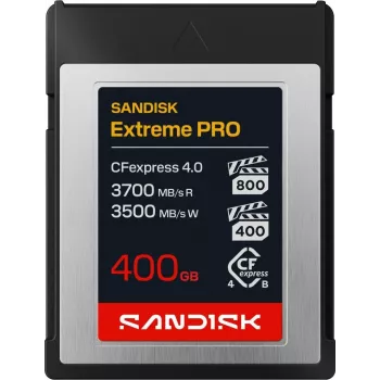 SanDisk Extreme PRO 400GB CFexpress 4.0 Type B memóriakártya (SDCFEB-400G-GN4NN)
