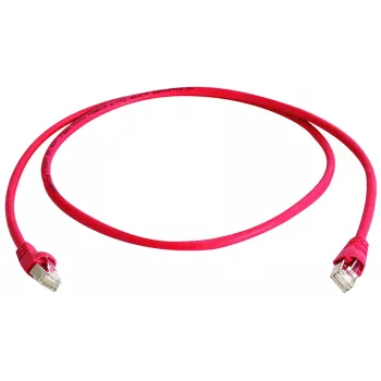 Telegärtner Snagless Cat6a S/FTP patchkábel RJ45, 10 m, piros