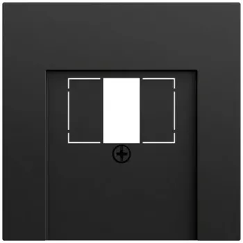 Gira 027674 TAE USB fedőlap System 70, fekete