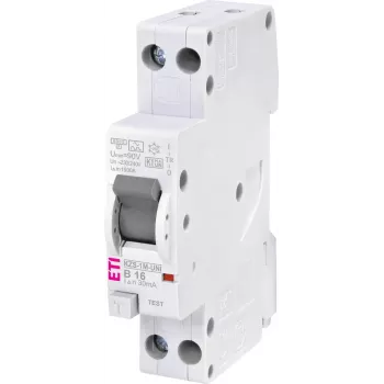 ETI 002176024 KZS-1M-UNI RCBO (FI/LS) 1P+N, A típus, B16/0,03, 240 V, 16 A, 50/60 Hz