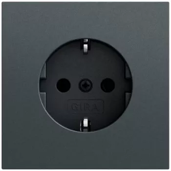 GIRA 418873 SCHUKO aljzat System 70, antracit