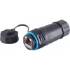 S/CONN RJ45 hálózati patchkábel-csatlakozó, Cat6, IP68, rövid kivitel, kültéri (08-01048)