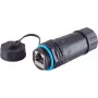 S/CONN RJ45 hálózati patchkábel-csatlakozó, Cat6, IP68, rövid kivitel, kültéri (08-01048)