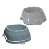 Stefanplast Break 2 Pet Feeding Bowl 0.6 L, 19x19x7 cm, Assorted Grey/Blue