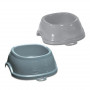 Stefanplast Break 2 etetőtál kisállatoknak 0,6 l, 19x19x7 cm, szortírozott szürke/kék