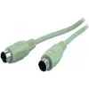 shiverpeaks BS78107-2 PS/2 kábel 1,8 m 6-pólusú Mini-DIN szürke