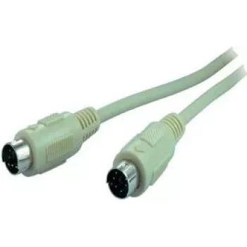 shiverpeaks BS78107-2 PS/2 kábel 1,8 m 6-pólusú Mini-DIN szürke