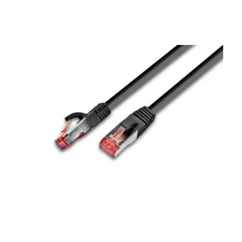 Wirewin Cat6 S/FTP patchkábel, 0,25 m, fekete