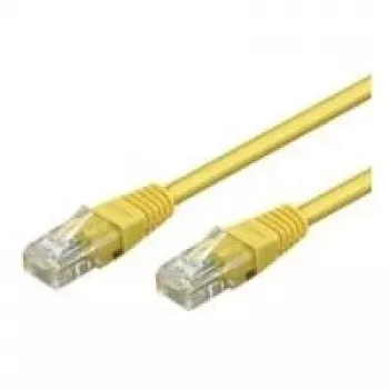 Goobay Cat5e U/UTP patchkábel RJ45, CCA, 5 m, sárga (68376)