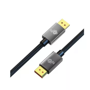 TB DisplayPort 2.1 kábel, 2 m, 16K, fekete
