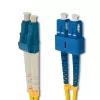 Qoltec optikai patchkábel SC/UPC–LC/UPC egymódusú duplex, 2 m