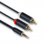 Mercodan PRO minijack–RCA audiokábel ULTRA, 7,5 m (153212075)