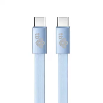 TB USB 2.0 kábel USB-C–USB-C, 1 m, 60 W, kék