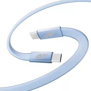 TB USB 2.0 kábel USB-C–USB-C, 1 m, 60 W, kék