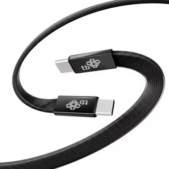 TB USB 2.0 kábel USB-C–USB-C, 1 m, 60 W, fekete